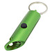 Flare IPX-LED-Lampe und Flaschenöffner aus recyceltem Aluminium mit Schlüsselanhänger, grün