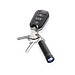 Flash Schlüsselanhänger-Taschenlampe aus RCS rec. Aluminium, schwarz