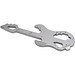 Geschenkartikel: ROMINOX® Key Tool Guitar / Gitarre (19 Funktionen) im Motiv-Mäppchen Werkzeug, silber