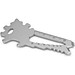 Geschenkartikel: ROMINOX® Key Tool Lion (22 Funktionen) im Motiv-Mäppchen Danke, silber