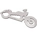 Geschenkartikel: ROMINOX® Key Tool Motorbike / Motorrad (21 Funktionen) im Motiv-Mäppchen Danke, silber