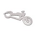ROMINOX® Key Tool Motorbike / Motorrad (21 Funktionen) im Motiv-Mäppchen Frohe Ostern, grün