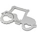 Geschenkartikel: ROMINOX® Key Tool Tractor/Traktor (18 Funktionen) im Motiv-Mäppchen Werkzeug, silber