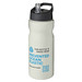H2O Active® Eco Base 650 ml Sportflasche mit Ausgussdeckel, elfenbeinweiß/ schwarz