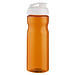 H2O Active® Eco Base 650 ml Sportflasche mit Klappdeckel, orange/ weiß