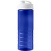 H2O Active® Eco Treble 750 ml Sportflasche mit Stülpdeckel & Trinkklappe, blau, weiß