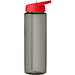 H2O Active® Eco Vibe 850 ml Sportflasche mit Ausgussdeckel, kohle, rot