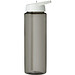 H2O Active® Eco Vibe 850 ml Sportflasche mit Ausgussdeckel, kohle, weiß