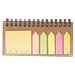 Haftnotiz Set mit Spiralblock , beige