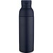 Illuminate 650 ml RCS-zertifizierte doppelwandige Trinkflasche aus recyceltem Edelstahl mit 3-teiligem Deckelset, navy