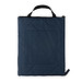 Impact Aware™ RPET faltbare, gesteppte Picknickdecke, navy blau
