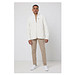 Iqoniq Diran Fleecejacke aus recyceltem Polyesterflor, neutral, L