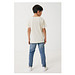 Iqoniq Koli Kids T-Shirt aus recycelter Baumwolle, natural raw, 5-6 y