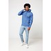 IQONIQ Torres ungefärbter Hoodie aus recycelter Baumwolle, heather blue, XXS