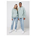 Iqoniq Trivor Mikrofleece-Kapuzenjacke, Iceberg green, M