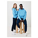Iqoniq Yoho Relax-Hoodie, ruhiges blau, XXS