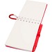 Lig Mini Recyceltes Outdoor-Softcover Notizbuch und Kugelschreiber Set (schwarze Mine), rot