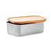 Lunchbox Edelstahl 600ml SAVANNA, Holz