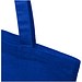 Madras 140 g/m² Baumwoll Tragetasche aus GRS recycelter Baumwolle, 7L, royalblau