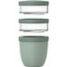 Mepal Ellipse Dreiteiliger, 500 ml + 2 x 200 ml Lunchpot, salbei