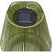 Originalhome Lampion tragbare Laterne aus recyceltem Material, grün