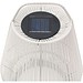 Originalhome Lampion tragbare Laterne aus recyceltem Material, hellgrau