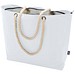Panama Strandkühltasche mit Kordelgriffen aus recyceltem GRS-Material, 23L, weiss
