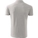MALFINI Polohemd Herren Pique Polo, 3XL, hellgrau melliert