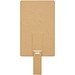 Rechteckiger, ausklappbarer USB-Stick in Kreditkarten-Format, Kraftpapier, 2GB