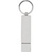 Rechteckiger Light Up USB Stick, weiss, 1GB