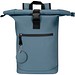 Resi Plus GRS recycelter runder Charm Schlüsselanhänger, hale blau