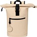Resi Plus GRS recycelter runder Charm Schlüsselanhänger, oatmeal