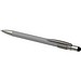 Rill RCS recycelter Kugelschreiber mit Stylus und Fidget Spinner (blaue Mine), grau