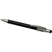 Rill RCS recycelter Kugelschreiber mit Stylus und Fidget Spinner (blaue Mine), schwarz