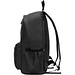 ROSARIO. Klassischer Rucksack mit zeitlosem Design aus recyceltem 600D Polyester, Schwarz