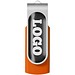 Rotate Doming USB-Stick, orange, 64GB