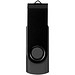 Rotate Metallic USB-Stick, schwarz, 2GB