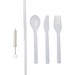 Runa Besteckset mit Bambusdeckel, schiefergrau