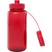 Ryder 900 ml RCS-zertifizierte RPET-Sportflasche mit Multifunktionsdeckel, rot