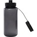 Ryder 900 ml RCS-zertifizierte RPET-Sportflasche mit Multifunktionsdeckel, schwarz