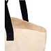 Sierra 140 g/m² Faltbare Tragetasche aus GRS recycelter Baumwolle 12L, natur