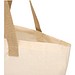 Sierra 140 g/m² Faltbare Tragetasche aus GRS recycelter Baumwolle 12L, natur