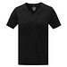 Somoto T-Shirt mit V-Ausschnitt für Damen, schwarz, S