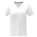 Somoto T-Shirt mit V-Ausschnitt für Damen, weiss, S