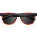 Sonnenbrille aus Kunststoff mit verspiegelten Gläsern, UV 400 Schutz, orange