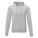 Theron Herren Kapuzenpullover mit Reißverschluss, heather grau, XXL