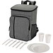 Tundra GRS recycelter Picknickkühlrucksack mit Besteckset 20L, heather grau