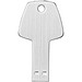 USB-Stick Schlüssel, silber, 4GB