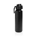 Via RCS Re-Steel Sportflasche mit Verschluss, 600ml, schwarz