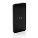 Wireless Powerbank aus RCS Standard recyceltem Kunststoff, schwarz